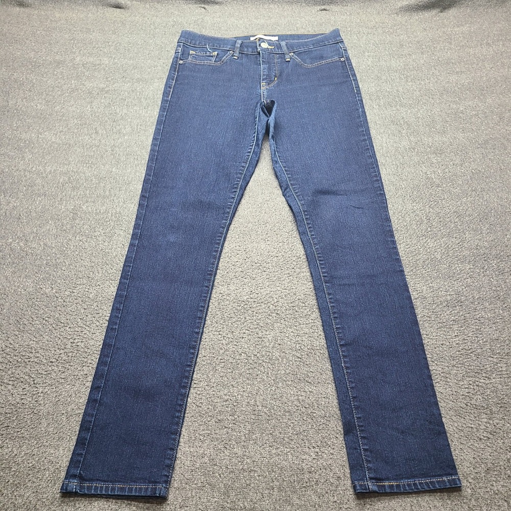 Levis 311 Shaping Skinny Jeans Womens 28 Blue Excellent Stretch Dark Wash Denim